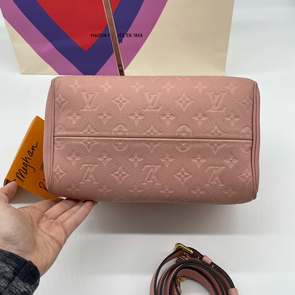 Louis Vuitton Speedy 25 B Monogram Empreinte Pink - Picture 9 of 16